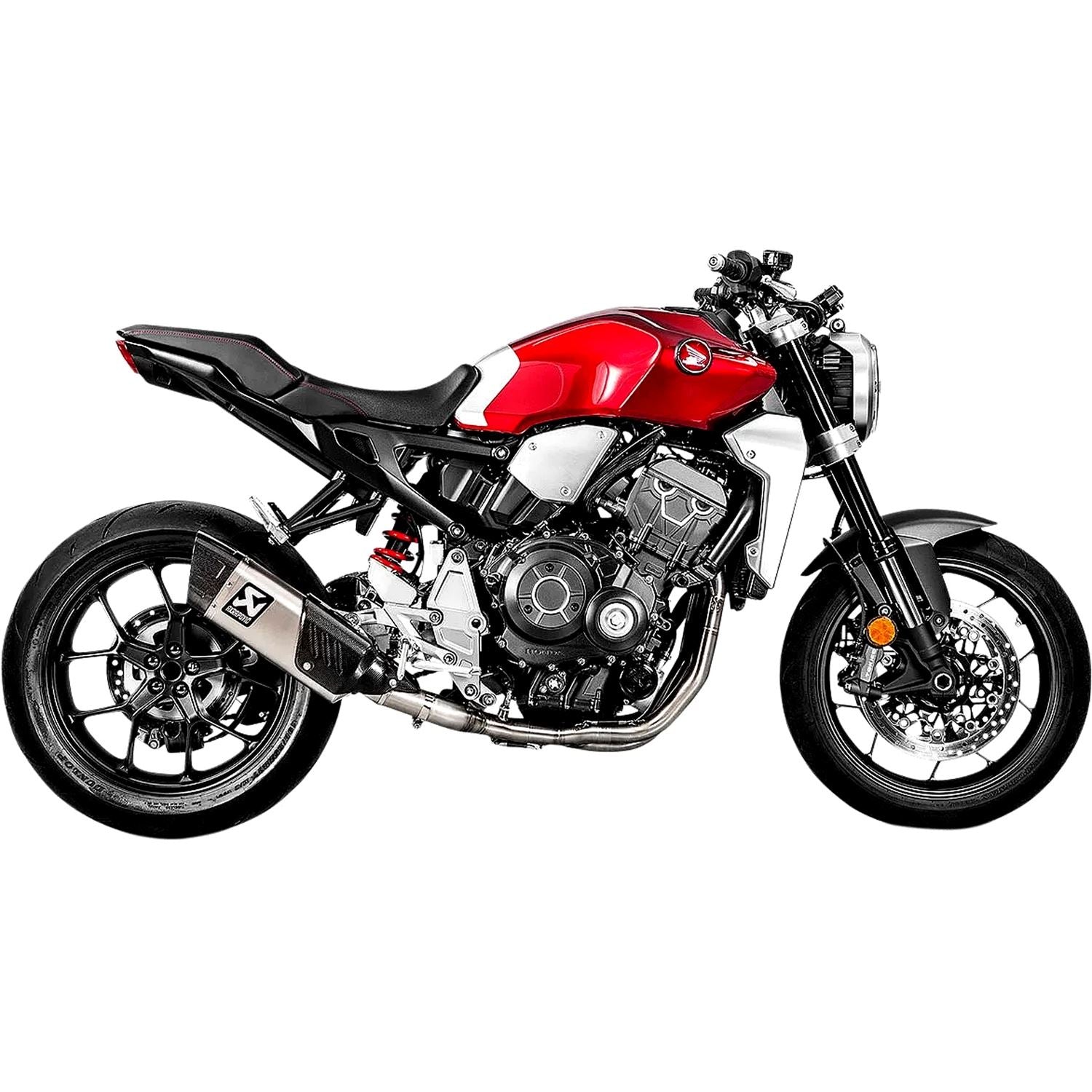 Akrapovic Titanium Line Slip On Silencer For Honda CB 1000 R ABS Neo Sports Cafe Black Edition 2021-2024